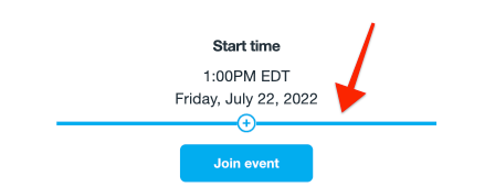 Screenshot showing the bottom of an email with an arrow pointing to a blue line with a plus icon.