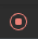 Round record button (active/recording