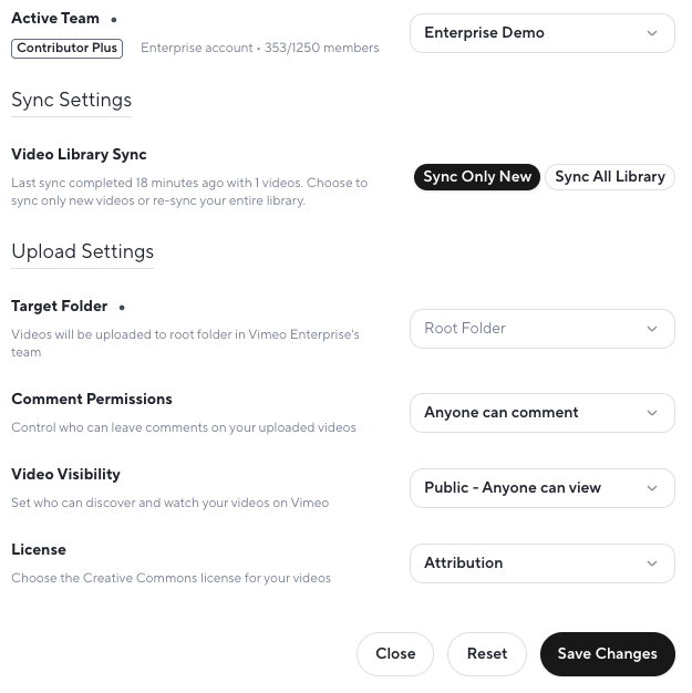 Configuración de Hey gen en la sección de integraciones